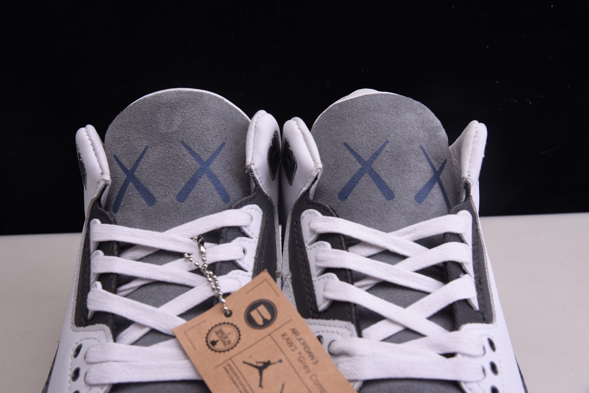 KAWS x Air Jordan 3 Company Grey