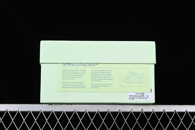 OFF-WHITE Out Of Office leather sneakers