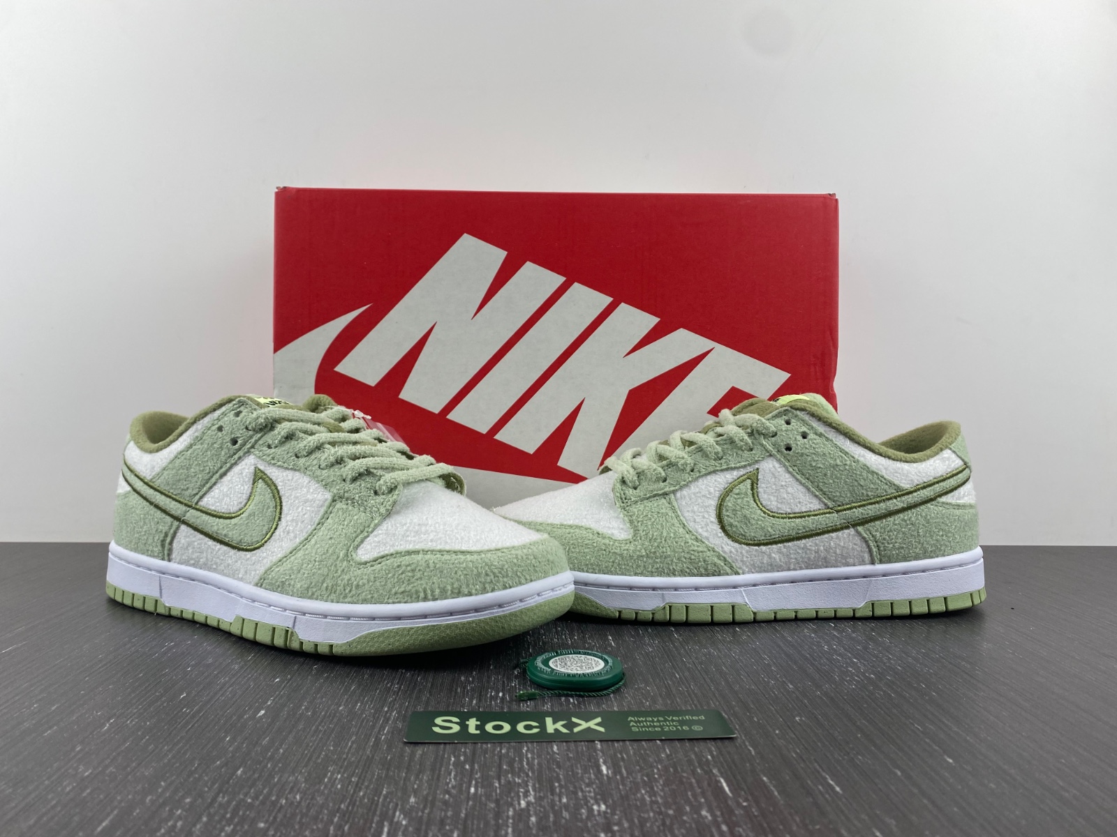 Nike Dunk Low Fleece Green DQ7579-300