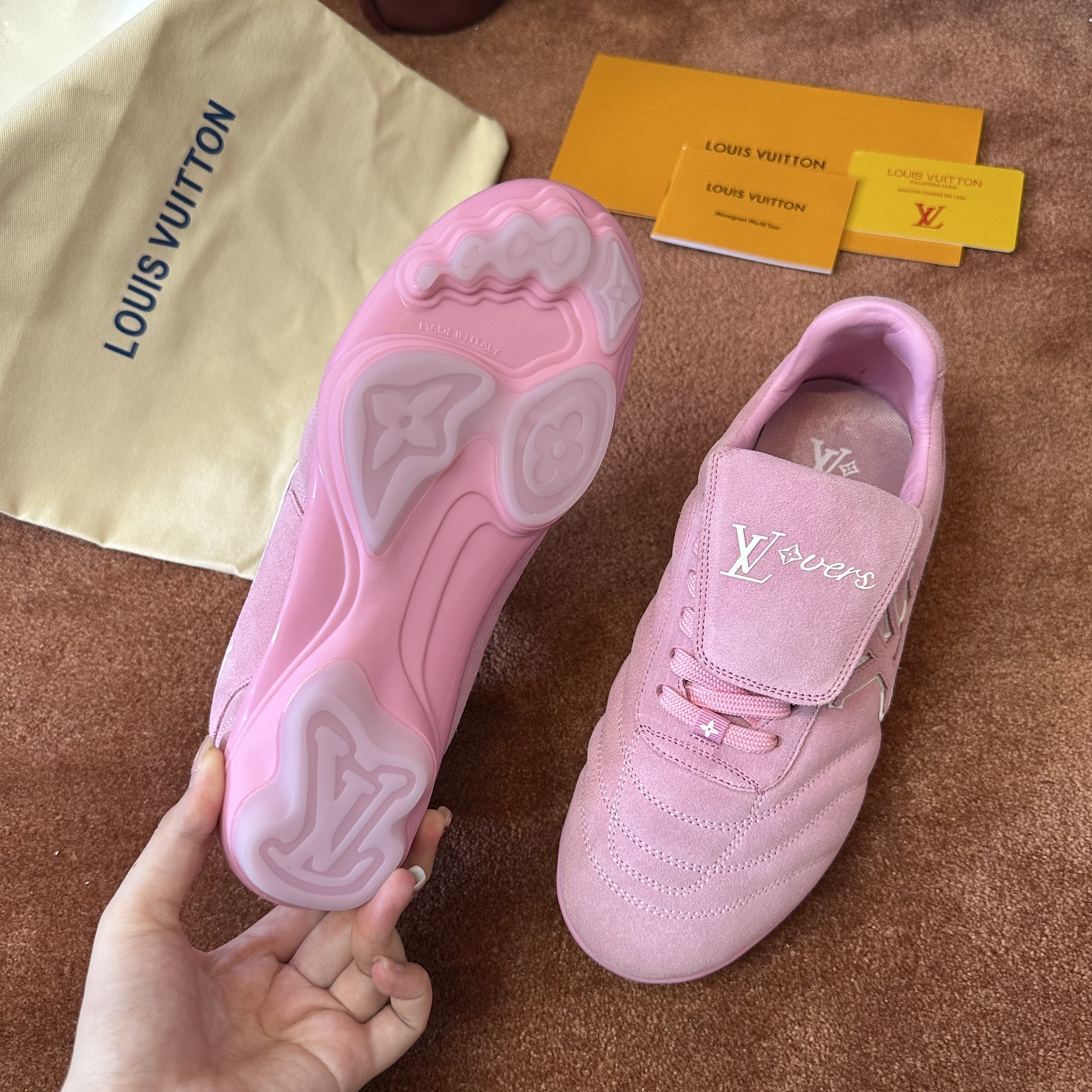 LV Footprint Soccer Sneaker