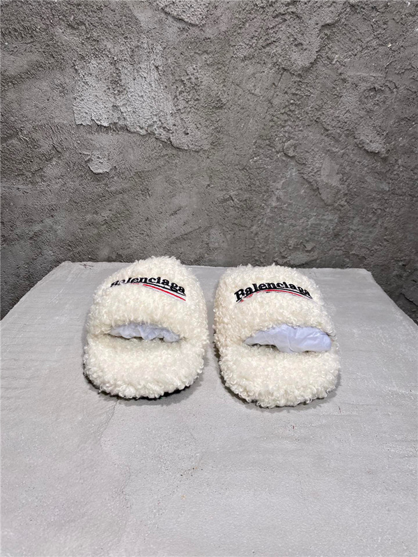 Balenciaga Furry Slides 