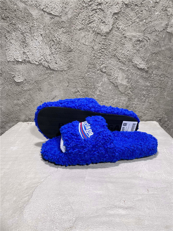 Balenciaga Furry Slides 