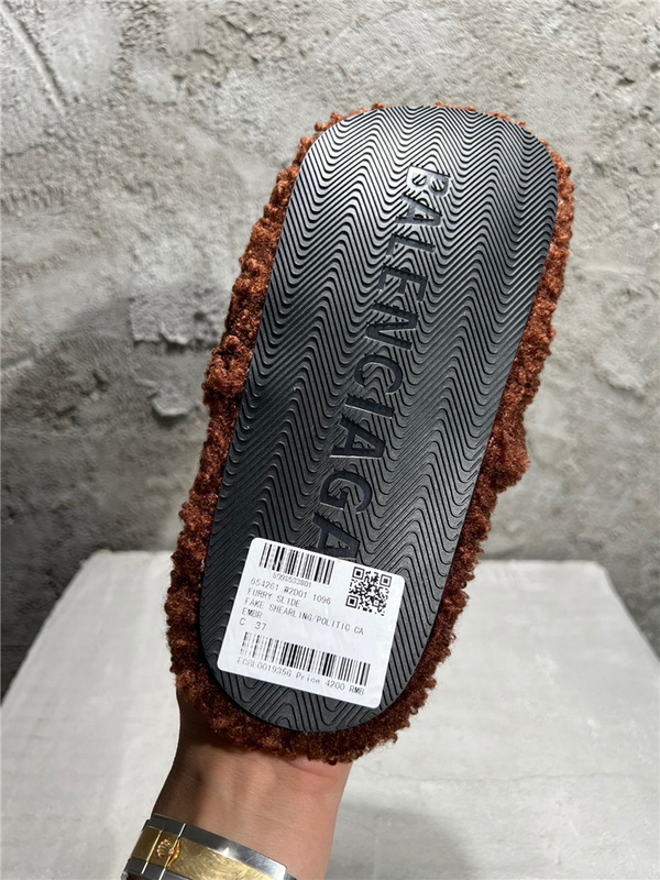 Balenciaga Furry Slide