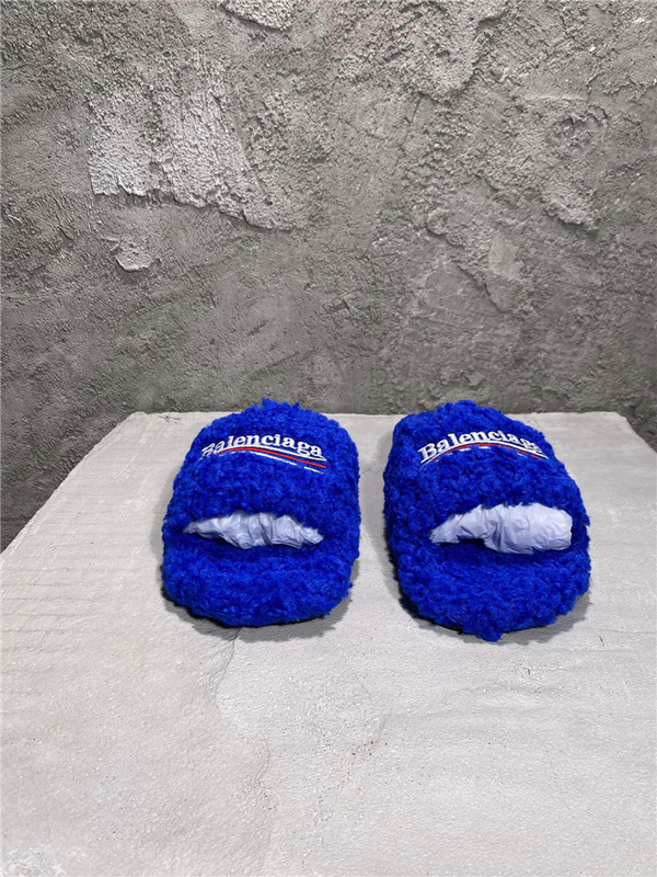Balenciaga Furry Slides 