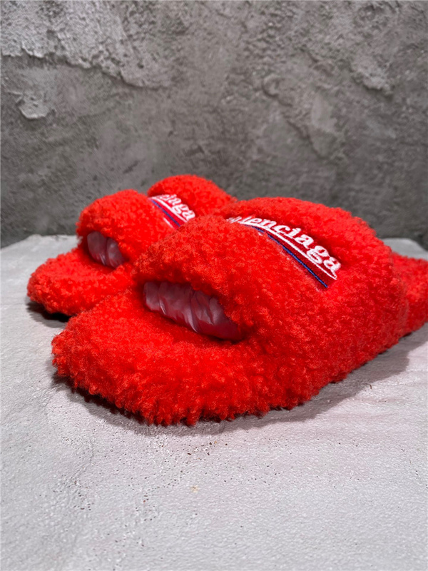 Balenciaga Furry Slides 