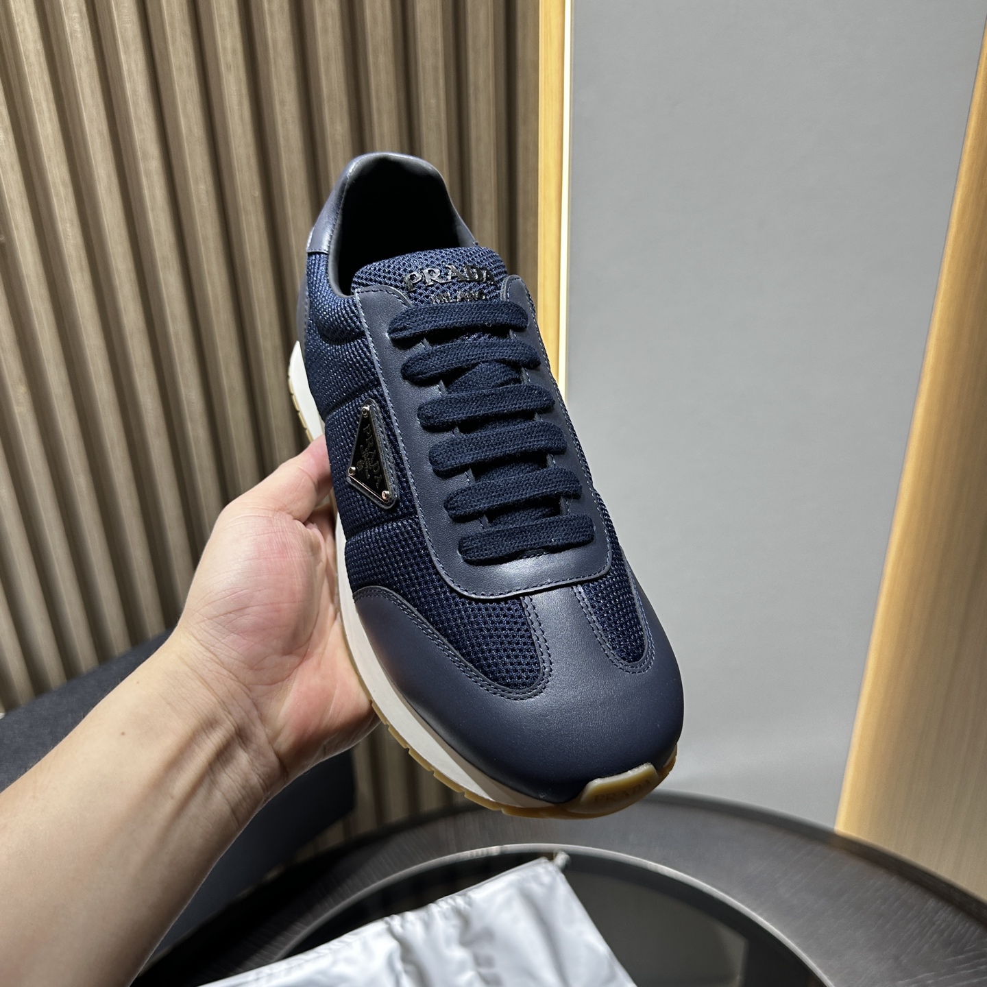 Prada Leather Sneakers