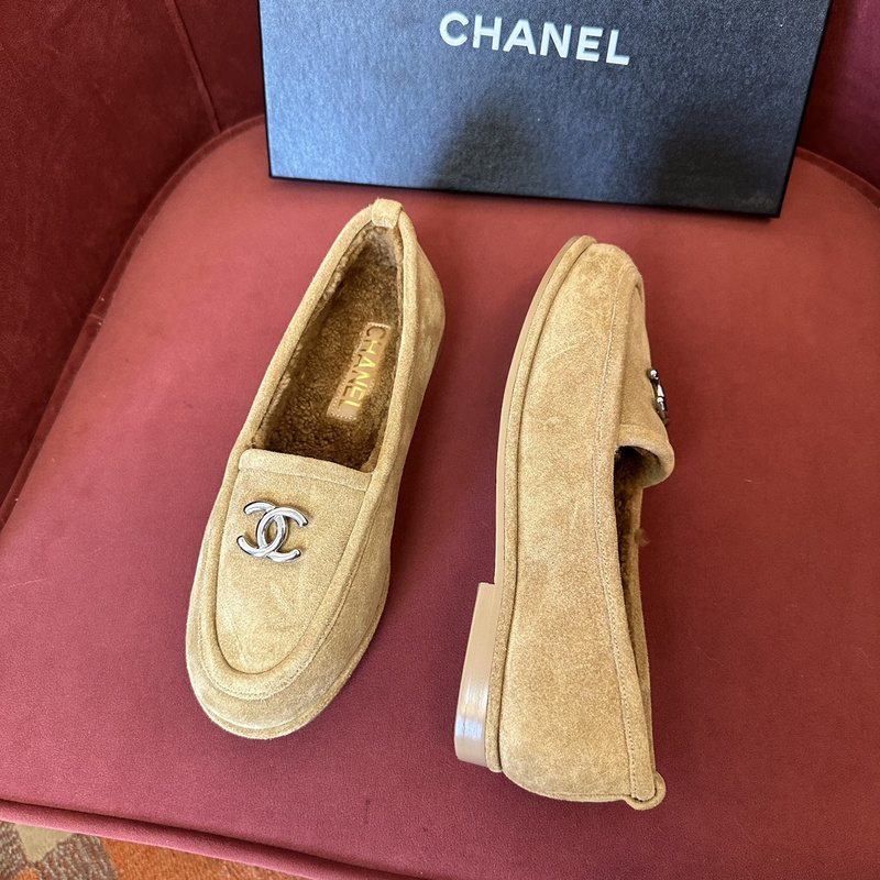 Chanel  Suede  loafers