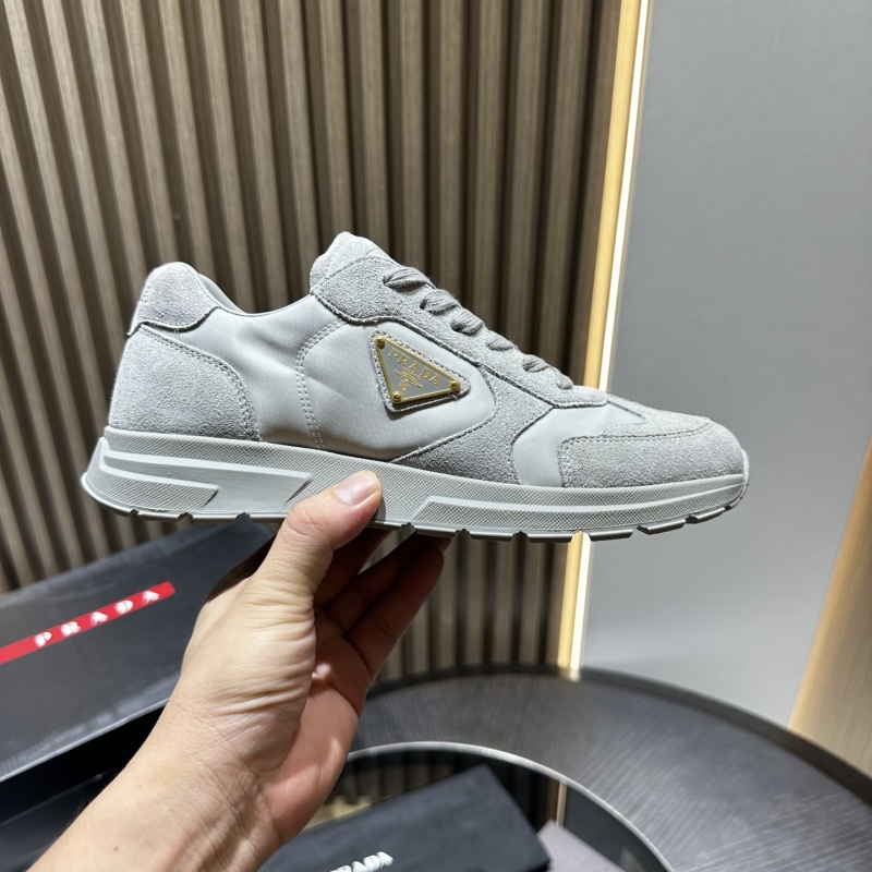 Prada suede and Re-Nylon sneakers