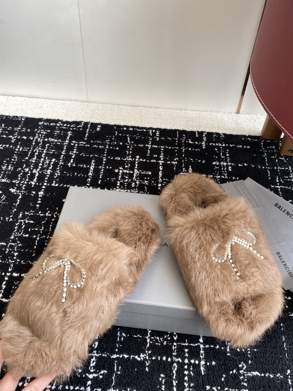 Balenciaga Furry Slide