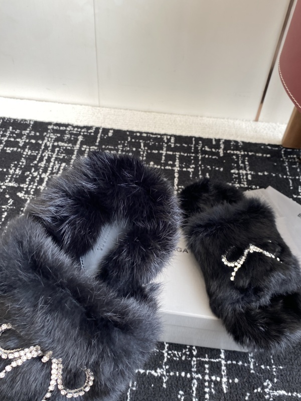 Balenciaga Furry Slide